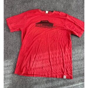 Vintage Pizza Hut T Shirt Mens XL Red Graphic Print Short Sleeve Retro 90s Logo